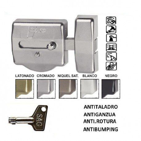 Cerrojo sag llave tubular